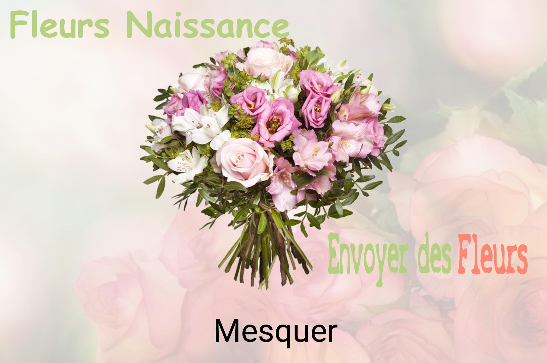 Bouquet de fleurs de naissance livré à Mesquer